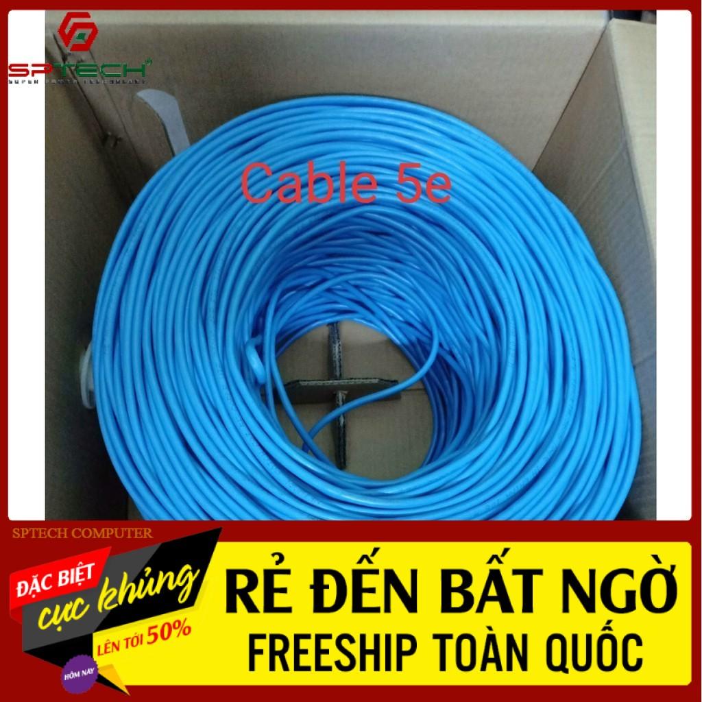 Cáp Mạng Lan Cable Lan Cat5E UTP LXF 305M Chia Lõi Bọc Chống Nhiễu (BH 06 Tháng