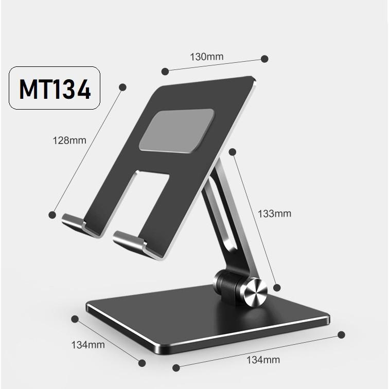 Giá đỡ cho máy tính bảng và điện thoại (MT134, MT135) cho ipad, iphone, galaxy tab bằng hợp kim nhôm chắc chắn.