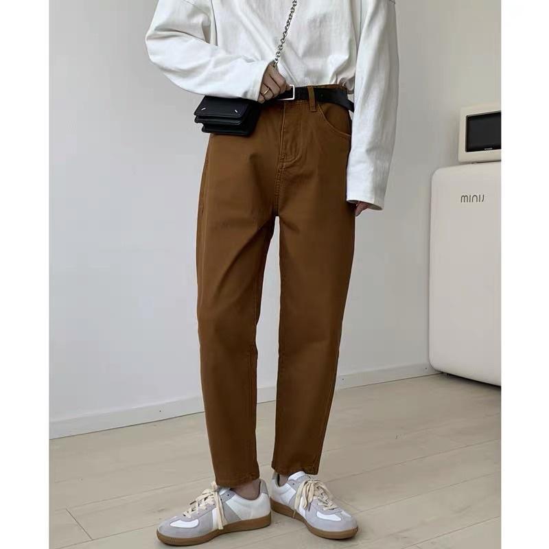 Quần kaki form baggy 3 màu ống nhỏ