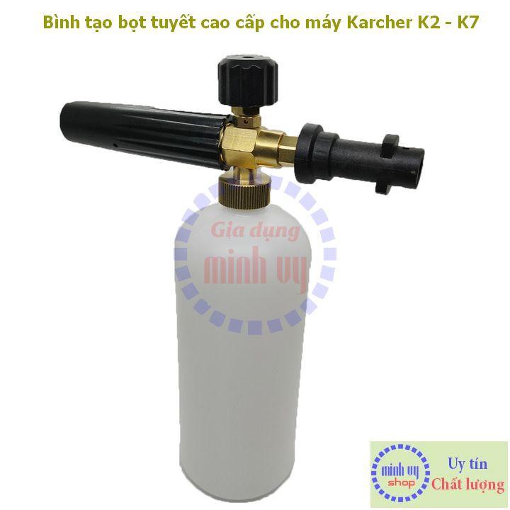 Bình tạo bọt tuyết cao cấp cho máy rửa xe Karcher K2 - K7