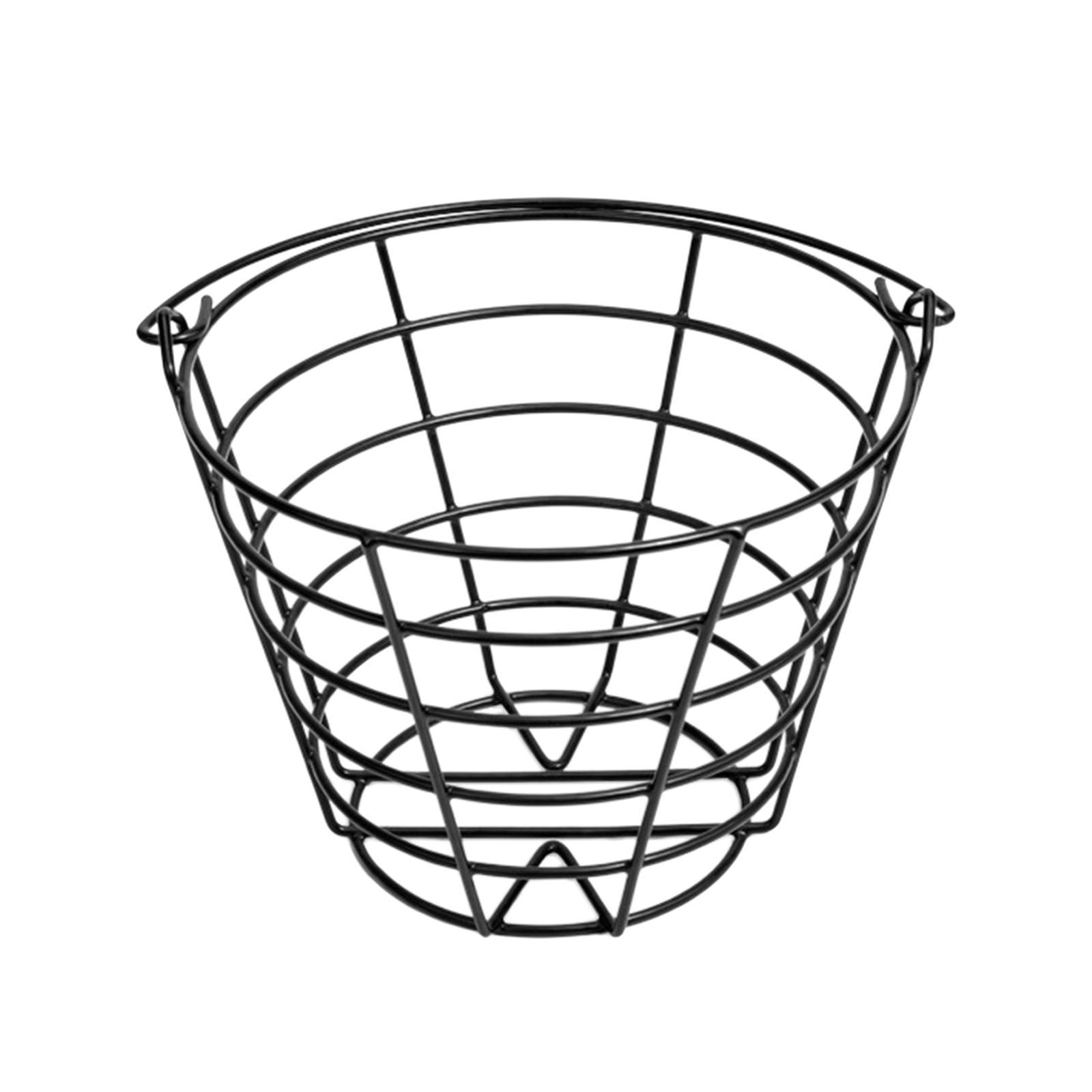 Metal Golf Basket, Golf Ball Storage Bucket, Ball Holder Golf Range Basket Ball Carrying Buckets Golf Ball Container for Practice Accessories