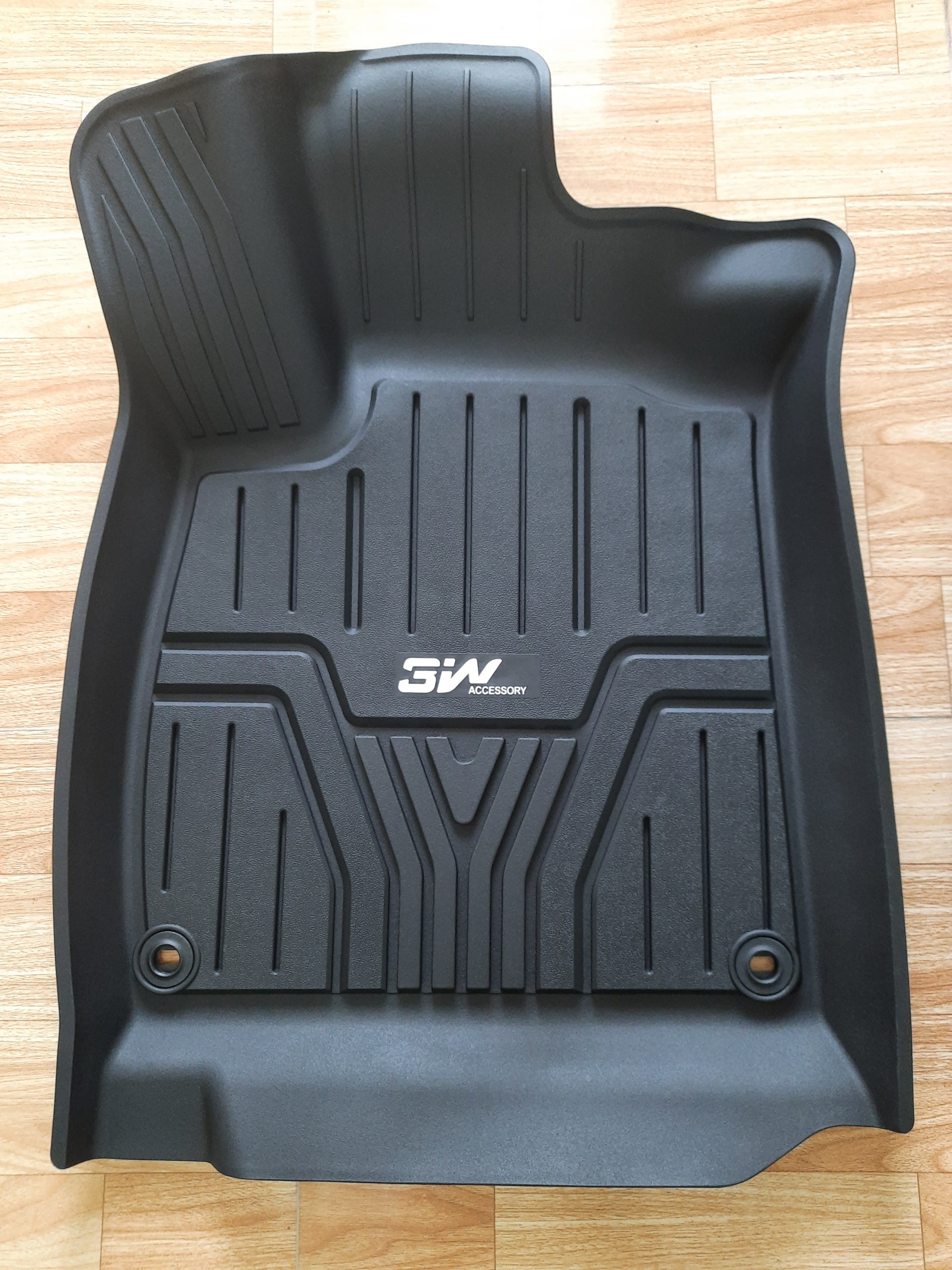 Thảm lót sàn xe ô tô HONDA ACCORD 2017-đến nay Nhãn hiệu Macsim 3W chất liệu nhựa TPE đúc khuôn cao cấp - màu đen