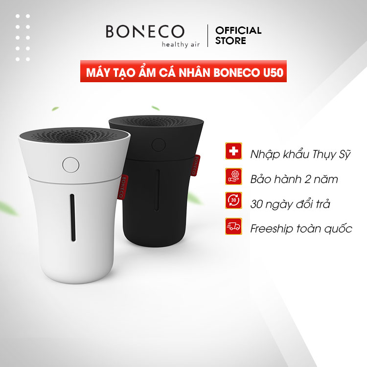 Máy tạo ẩm cá nhân BONECO U50 Dùng Cho Xe Hơi/Xe Đẩy Em Bé/Bàn Làm Việc - Hàng nhập khẩu