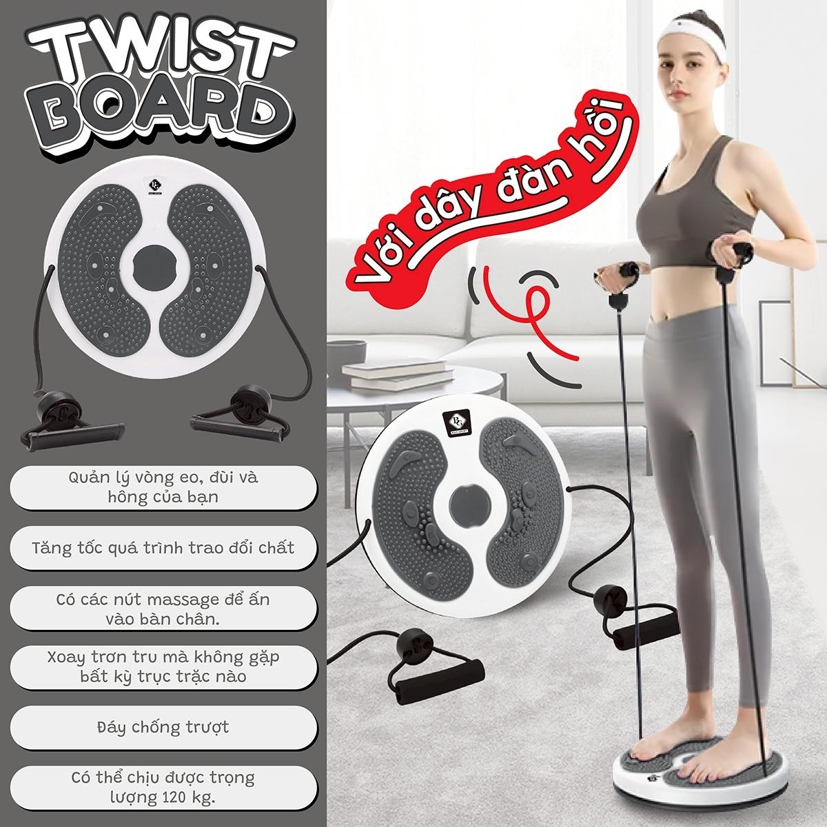 3001N/R Đĩa Xoay eo,Dụng Cụ Tập Thể Dục Xoay Eo Hỗ Trợ Massage Chân Xoay 360 Độ