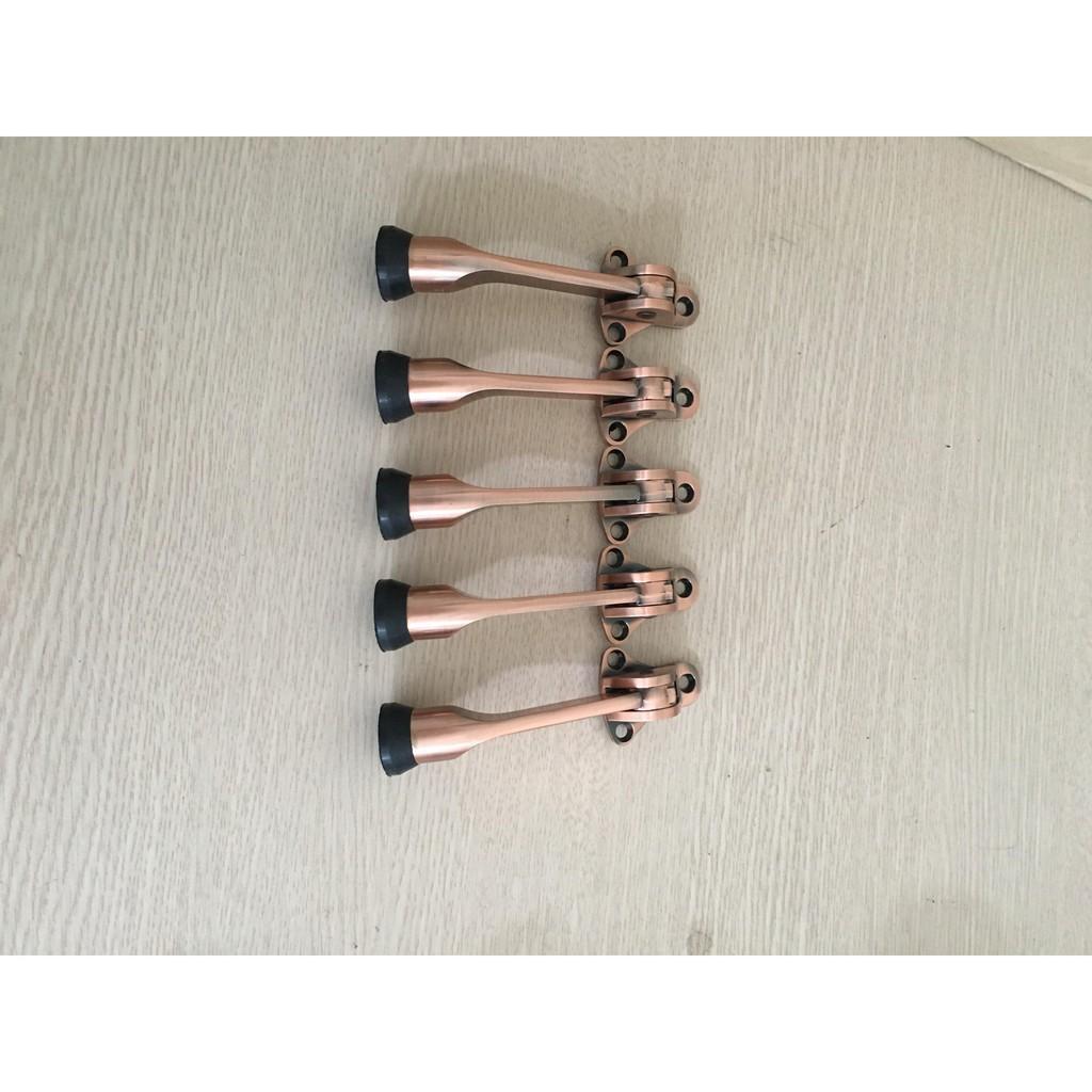 Móng ngựa chặn cửa màu nâu đồng bóng - 5 cái