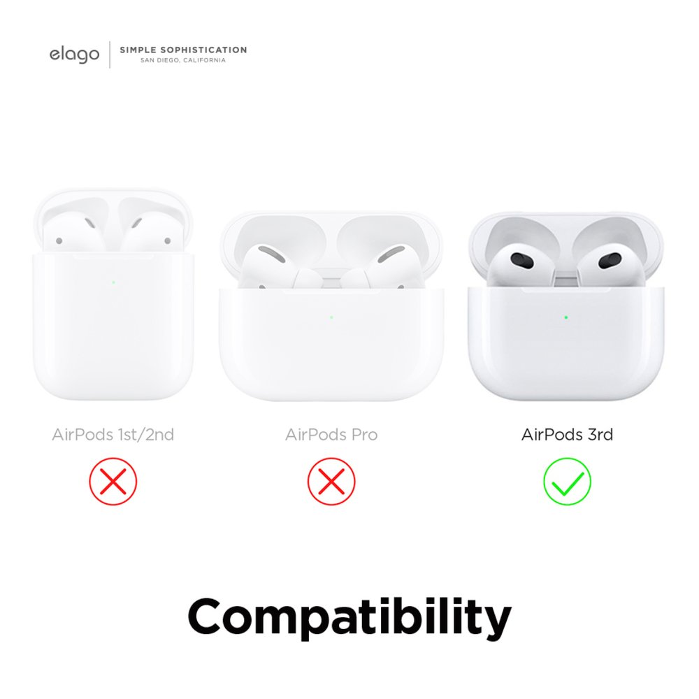 Ốp case bảo vệ Elago Dành Cho AirPods 3 AW5- Hàng chính hãng