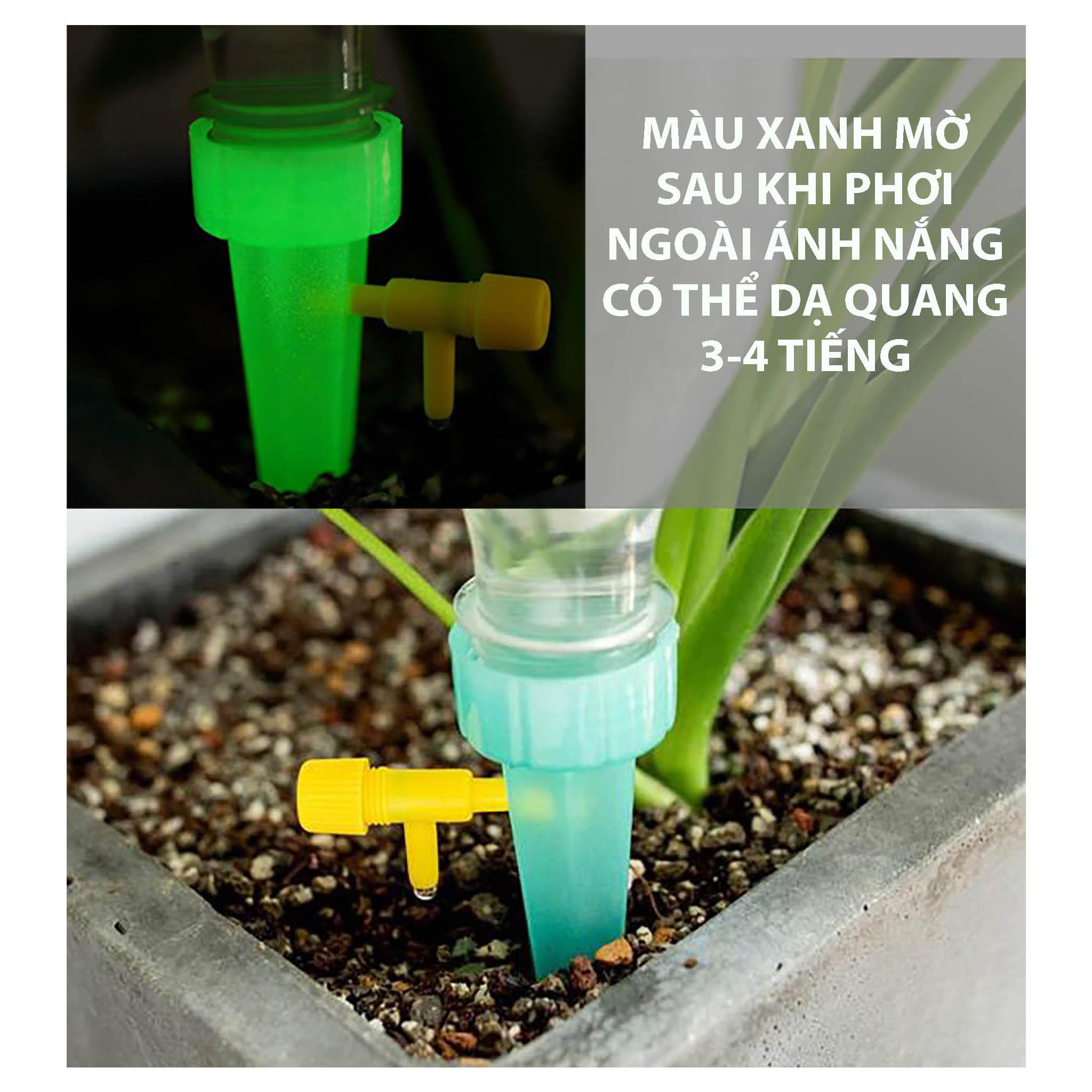 Set 12 Vòi Tưới Cây Tự Động TH Garden Nhỏ Giọt Chảy Chậm - Vòi Tưới Nước Tự Động Lắp Vừa Nhiều Mẫu Chai Trên Thị Trường ( Lavie, Coca, 0 Độ...)