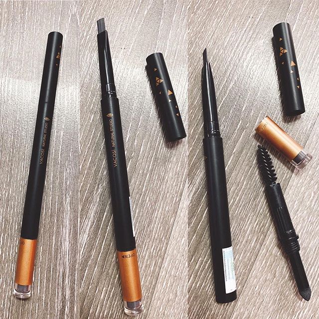 Chì Kẻ Mày Định Hình Đa Năng Vacosi Dual Eyebrow Shape Pen