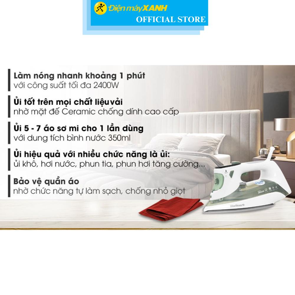 Bàn ủi hơi nước BlueStone SIB-3879 2400W - Hàng Chính Hãng