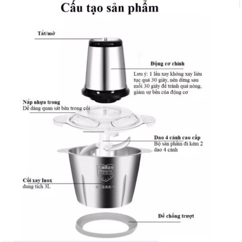 Máy xay thịt đa năng - hàng bảo hành 1 đổi 1