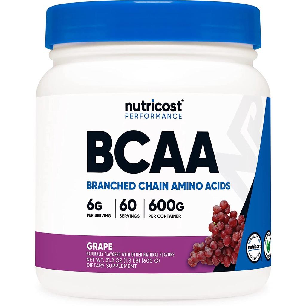 Nutricost BCAA Powder Chống Dị Hóa Cơ Bắp Tăng Sức Bền Tâp Luyện (60 Lần Dùng)