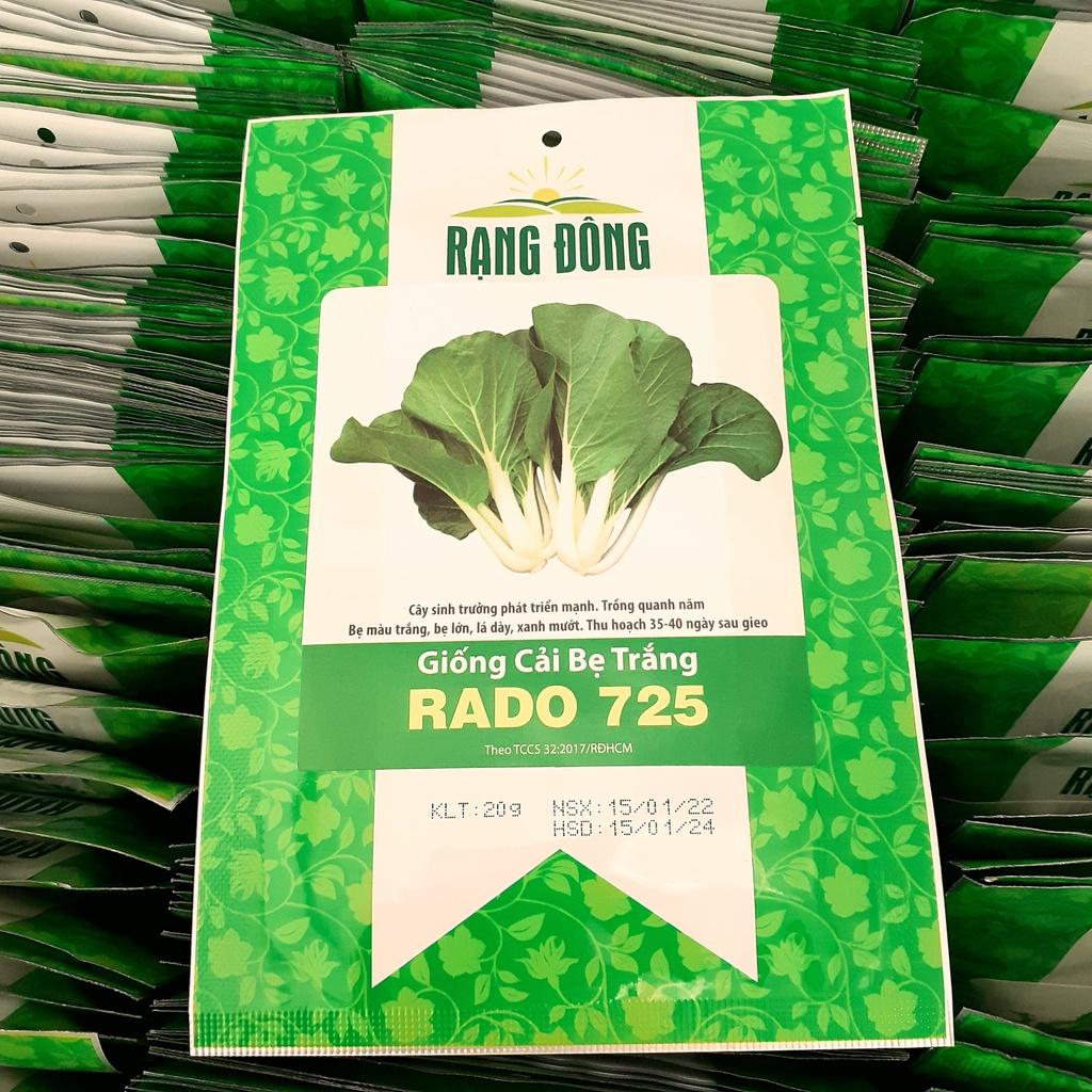 Hạt giống cải bẹ trắng Rado 725 gói 20gr - CHỊU NHIỆT