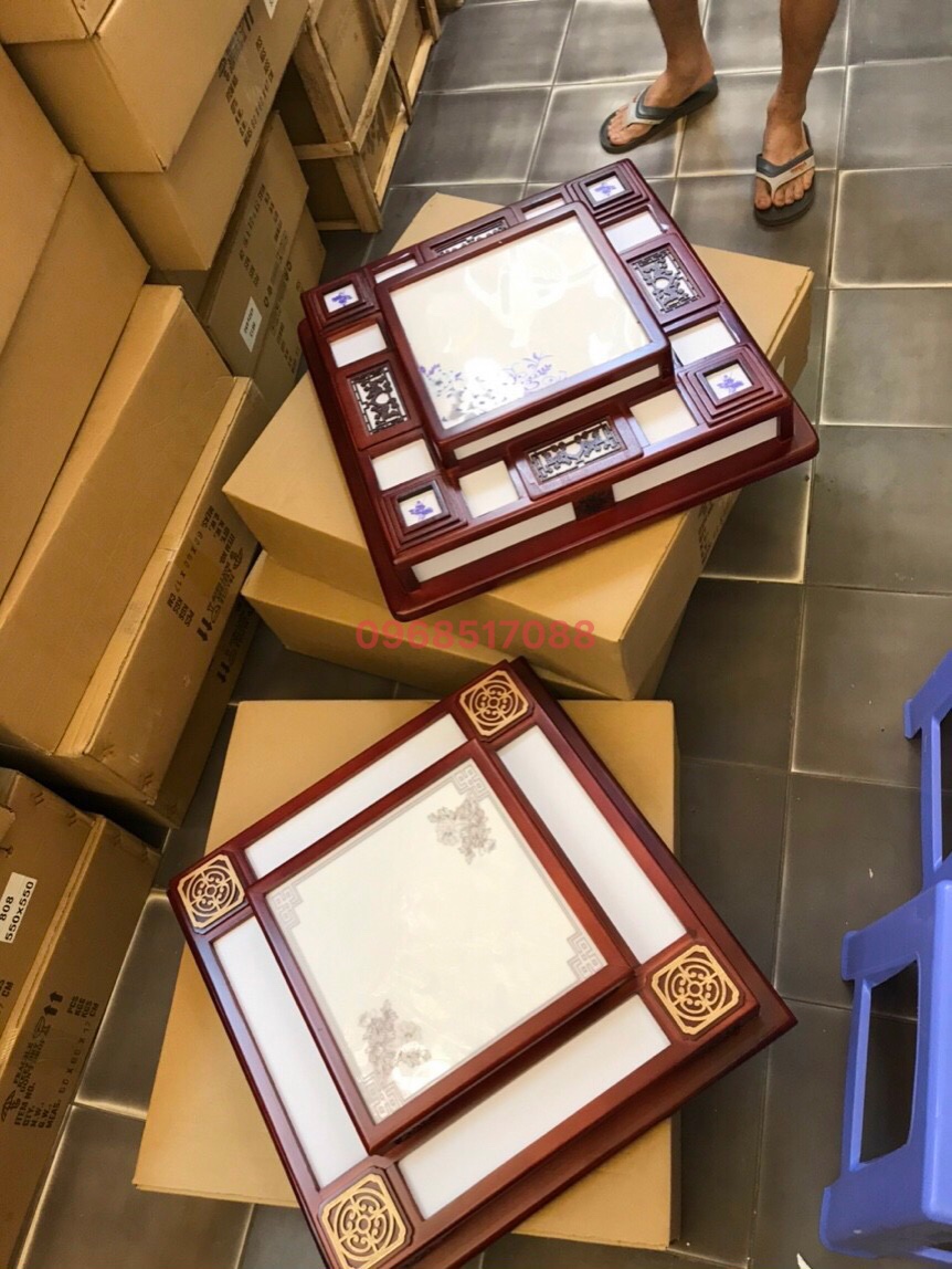 ĐÈN ỐP GỖ - MÃ 8751- 3 CHẾ ĐỘ ÁNH SÁNG