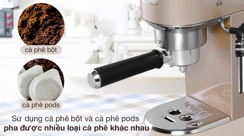 Máy pha cafe Delonghi EC785.BG - Hàng chính hãng