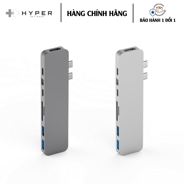 Cổng Chuyển HyperDrive PRO 8-in-2 Hub Cho USB-C cho MacBook và các dòng máy có cổng C - Hàng Chính Hãng