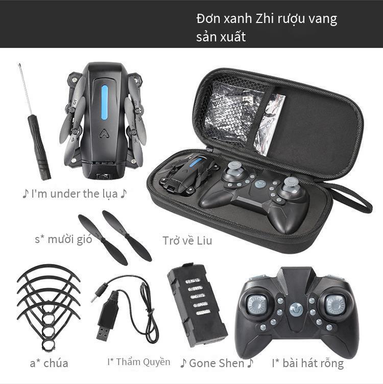 Phong cách mới nhất E78 mini gấp máy bay không người lái chụp ảnh trên không độ nét cao wifi truyền hình ảnh thời gian thực quadcopter máy bay điều khiển từ xa