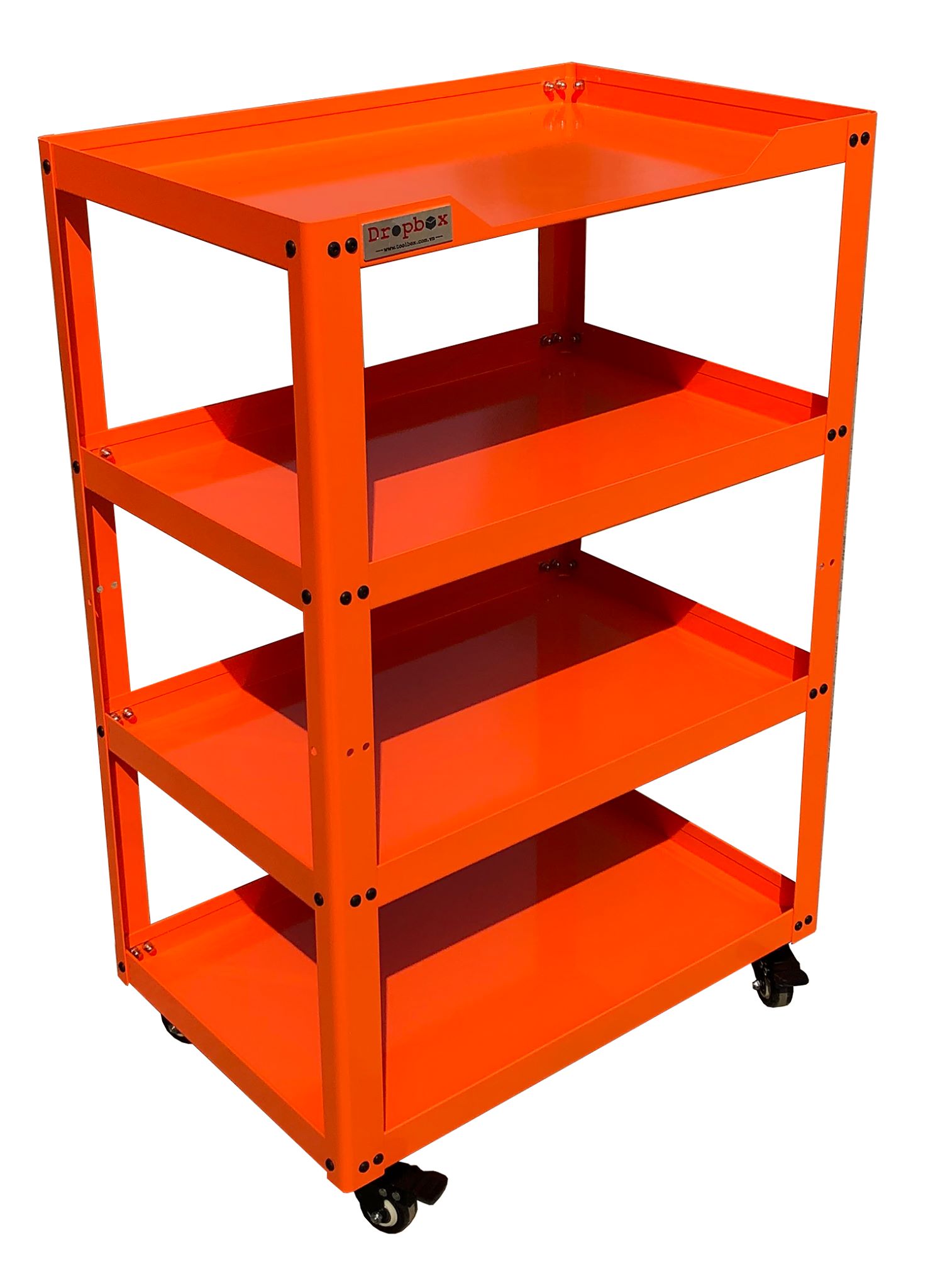 Xe để dụng cụ 4 ngăn DB04 - Màu cam