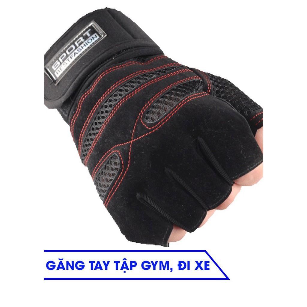 Găng tay tập GYM, găng tay tập tạ nam