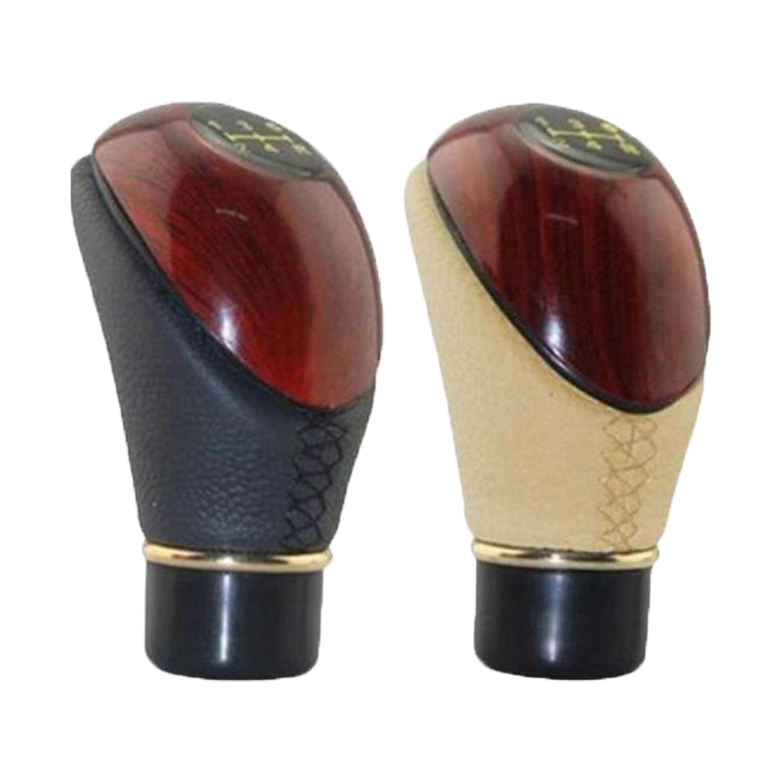 2Pcs Manual Gear Shifter Knob shifting Knob 5 Speed Replace