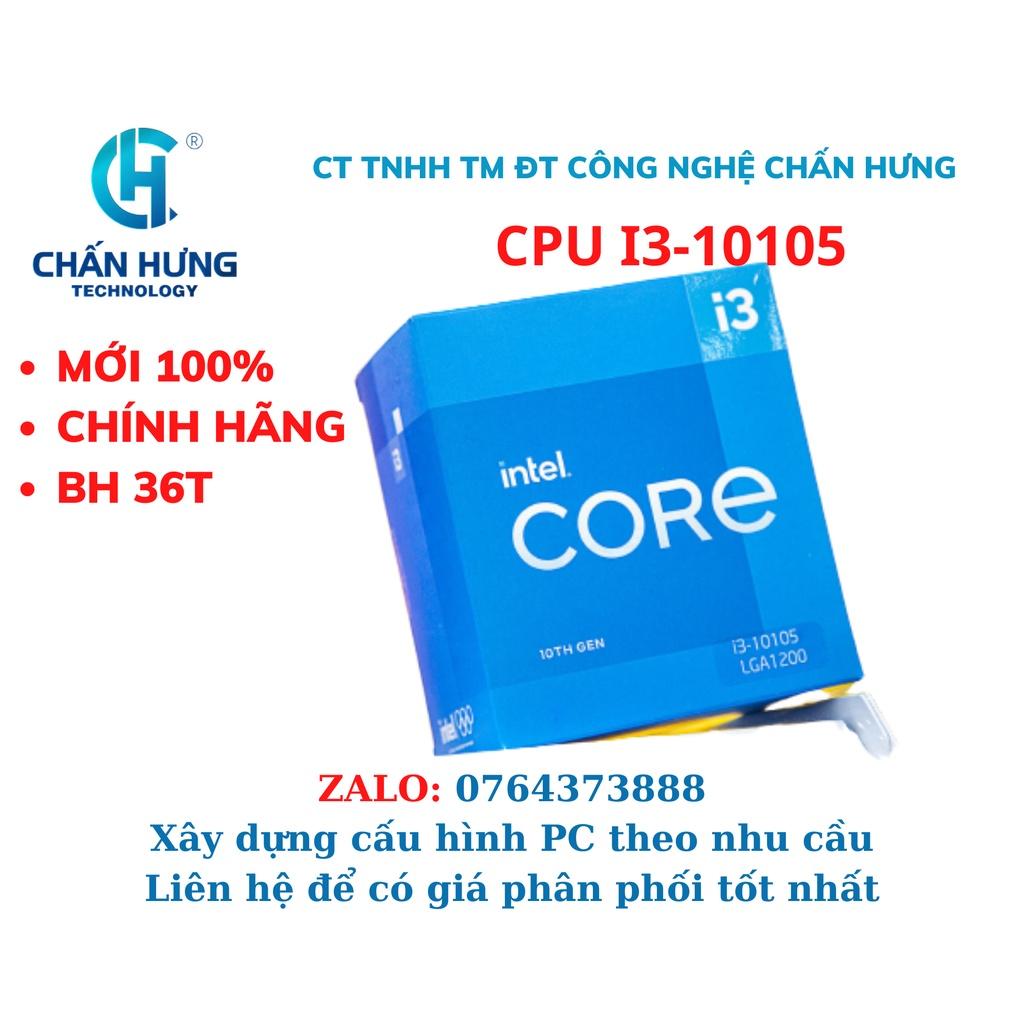 CPU Intel Core i3-10105 - HÀNG CHÍNH HÃNG