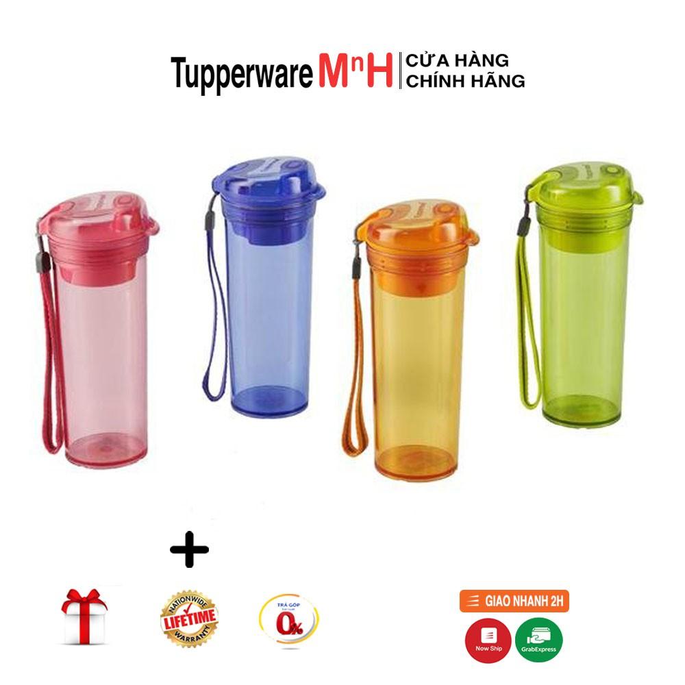 Bình nước Có Ngăn Lọc Drinking Flask Gen II 400ML Tupperware, Bình Đựng Nước Nhựa Nguyên Sinh An Toàn