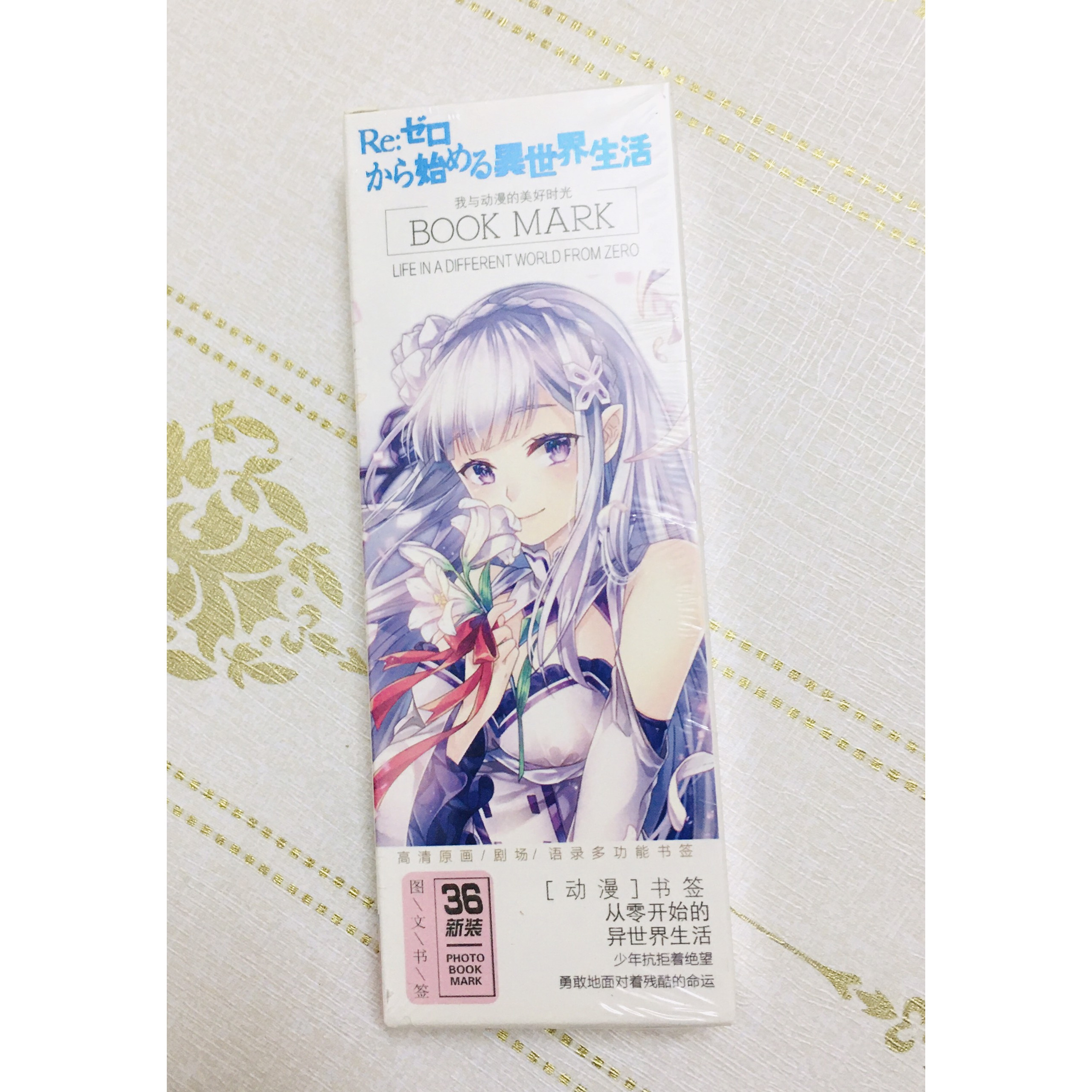 Bookmark Hộp 36 Đánh Dấu Sách Rem (Re:zero) (giao mẫu ngẫu nhiên)