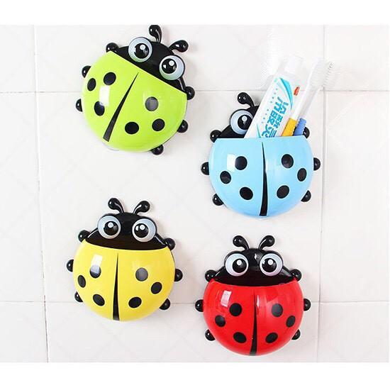 Giá Treo Bàn Chải - Kem Đánh Răng - Hình Con Bọ - Bọ Cắm Bàn Chải