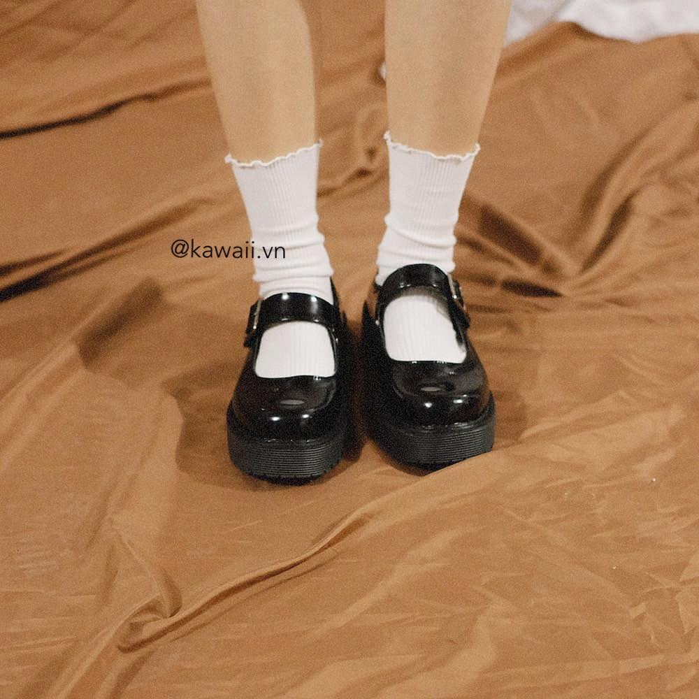 BABI SHOES - GIÀY BÚP BÊ QUAI DÁN NHẬT BẢN (Ảnh thật shop tự chụp)