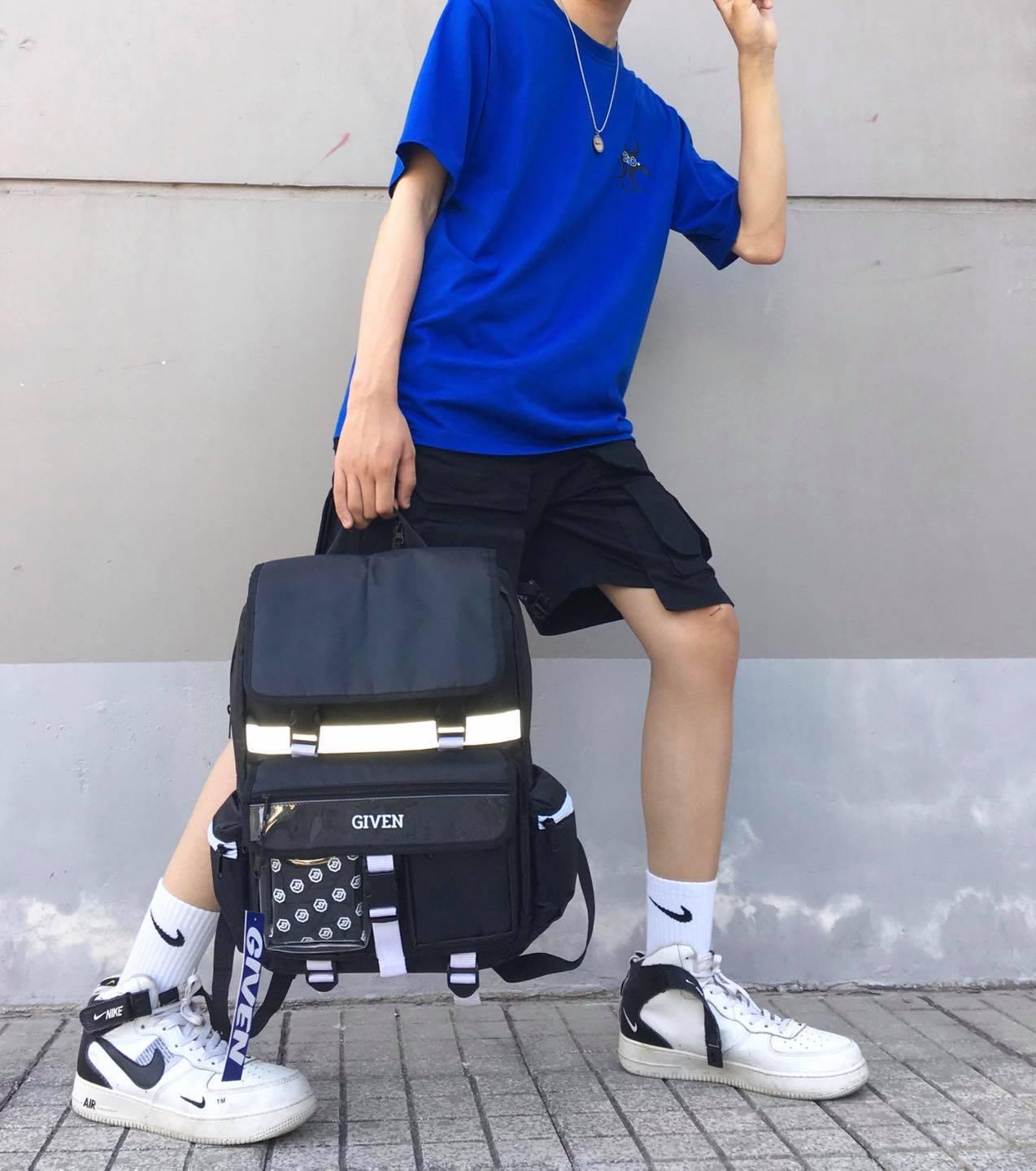 Balo Đi học Given Thời Trang Unisex Streetwear Nam Nữ Backpack 140GV FULL TAG THẺ