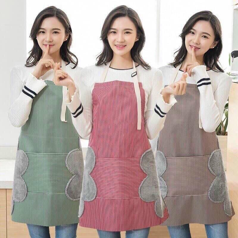 Tạp Dề Chống Thấm Nước Phong Cách Hàn Quốc Dễ Thương
