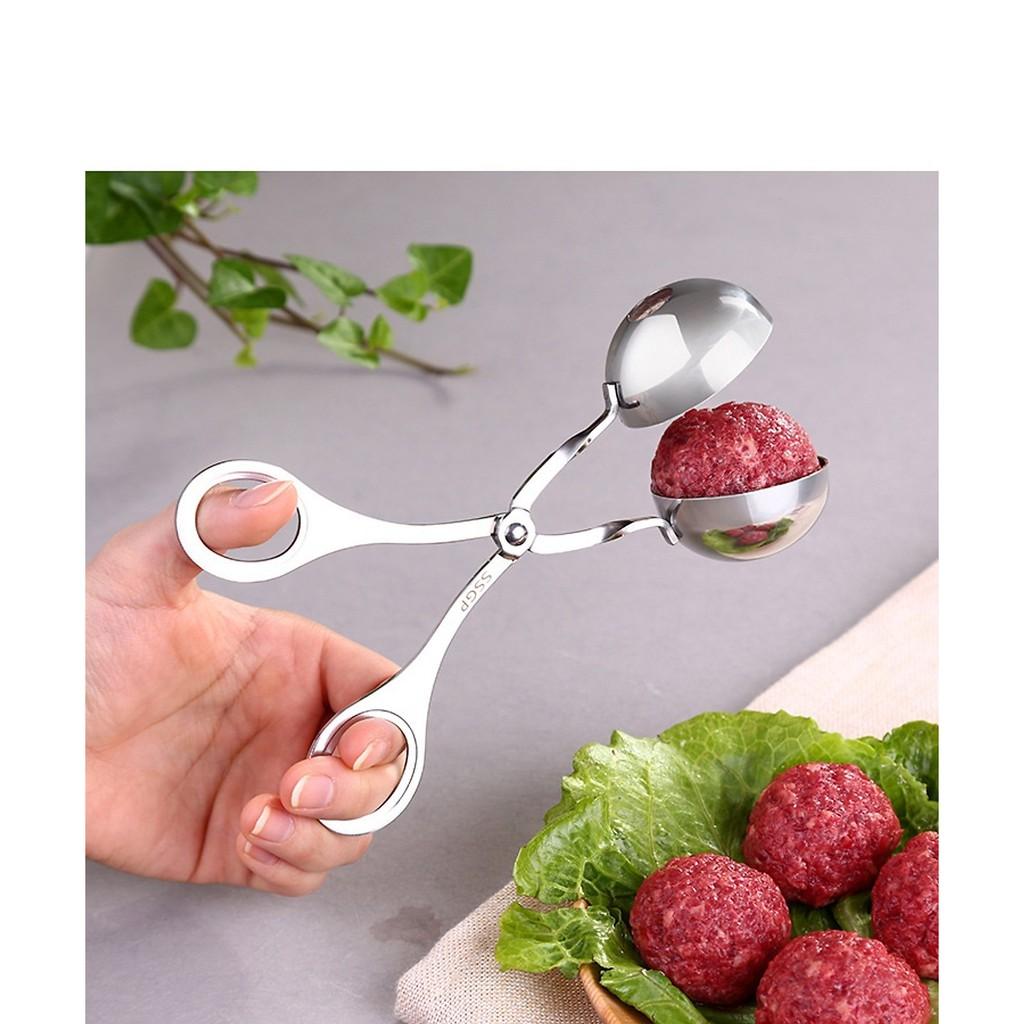 Dụng Cụ Kẹp Thịt Viên, Chả Viên Inox