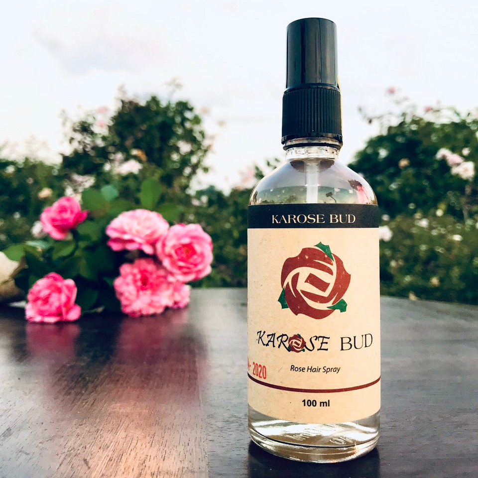 Xịt Dưỡng Tóc Hoa Hồng Karose Bud