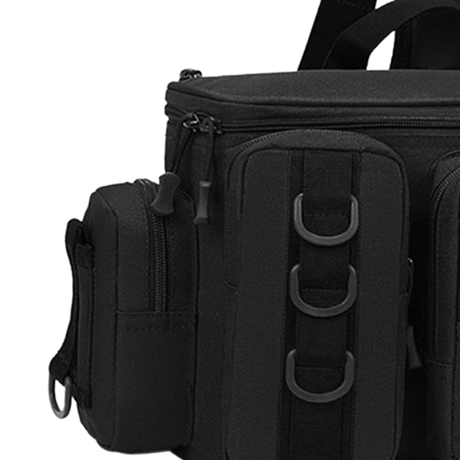 Fishing Tackle Bag Rod Holder Carry Case Bag Chest Pack for Men Women Hiking
