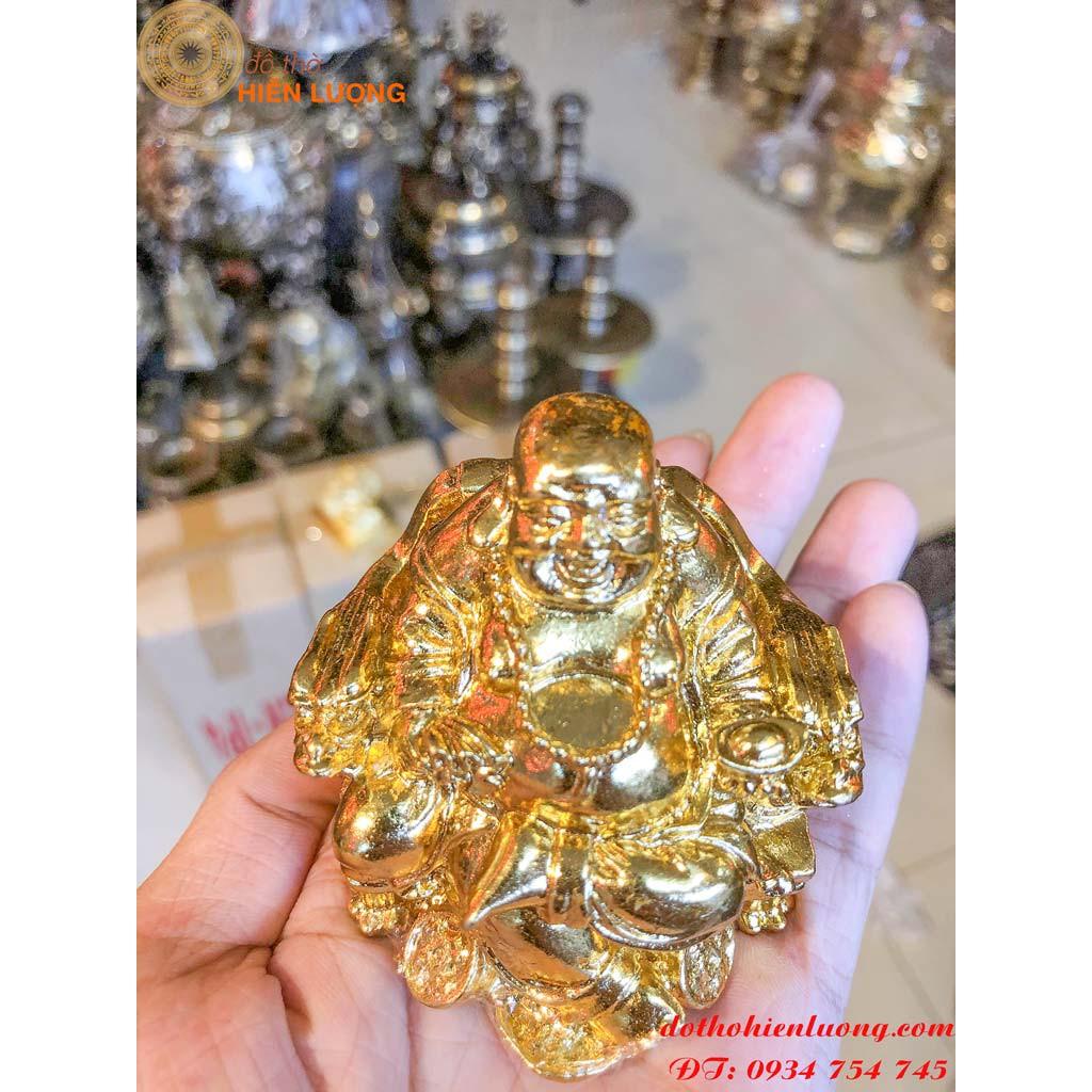 Tượng Di Lặc Mạ Vàng Để Oto
