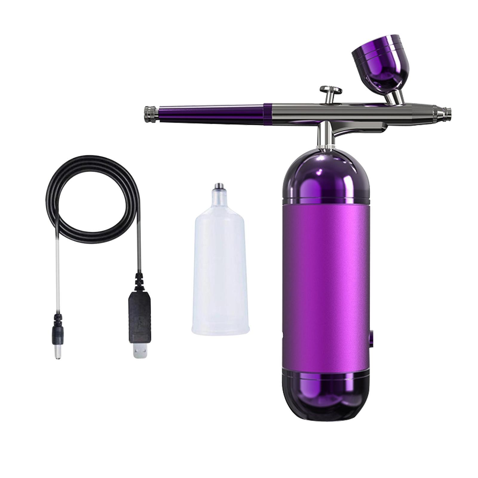 Airbrush Kit Brush Pen Portable for Art Drawing Manicure Makeup Long