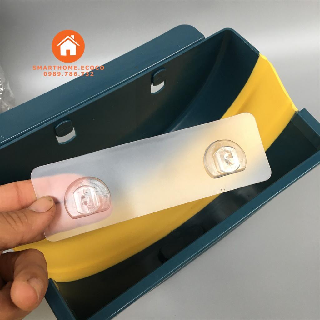 Thùng rác, Giỏ rác TRÒN đa năng gấp gọn treo kẹp tủ bếp nhựa dẻo siêu bền cho nhà bếp và xe hơi GD352-T
