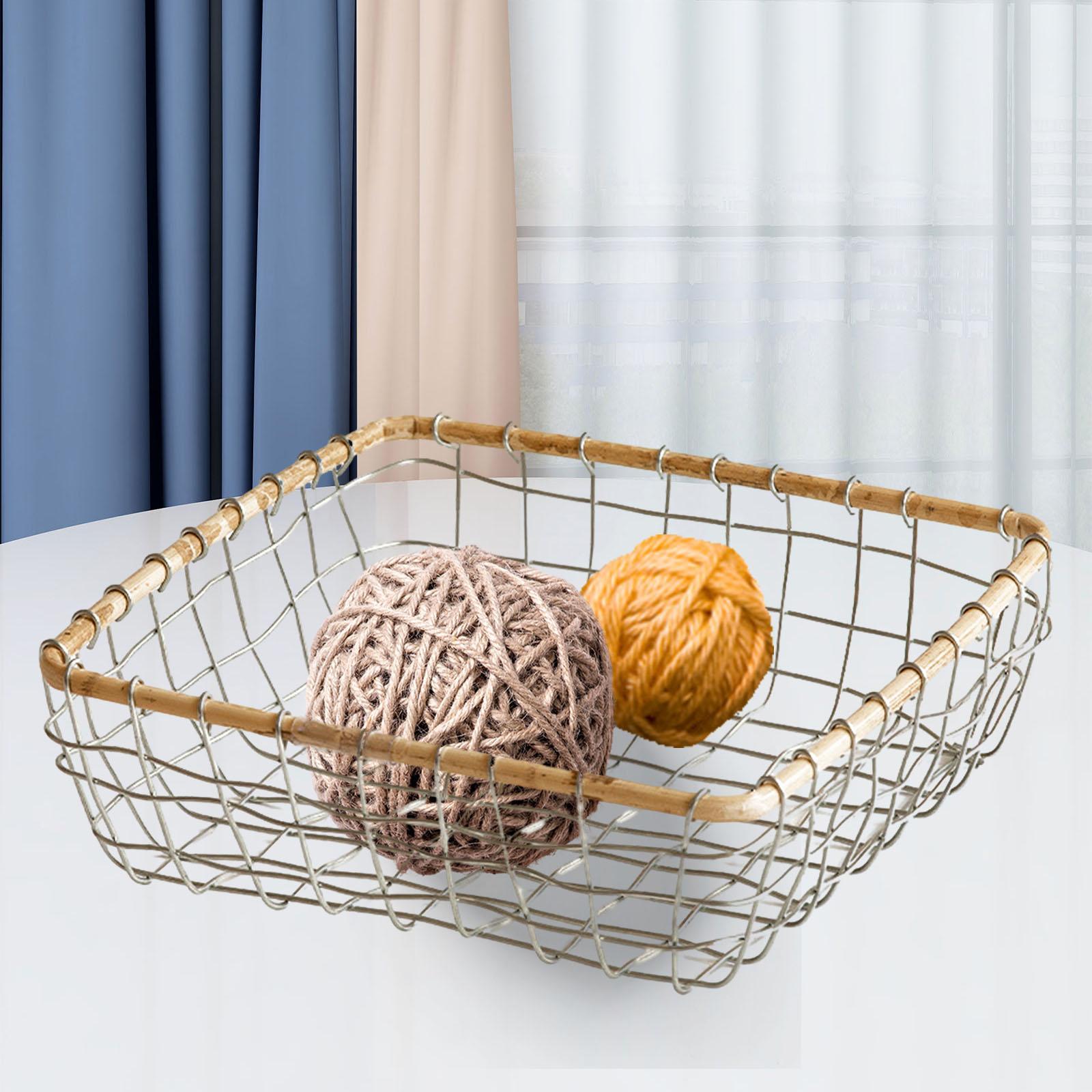 Fruit Basket Wire Basket Desk Creative Countertop Chicken Egg Storage Basket