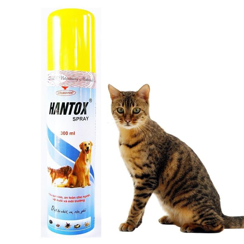 Thuốc xịt bọ ve chó mèo Hantox Spray - 100ml ; 300ml