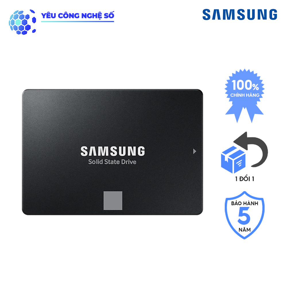 Ổ cứng SSD Samsung 870 EVO 2.5 Inch 3D TLC V-NAND SATA III tốc độ tối đa 560 MB/s dung lượng 250GB/500GB/1TB chính hãng