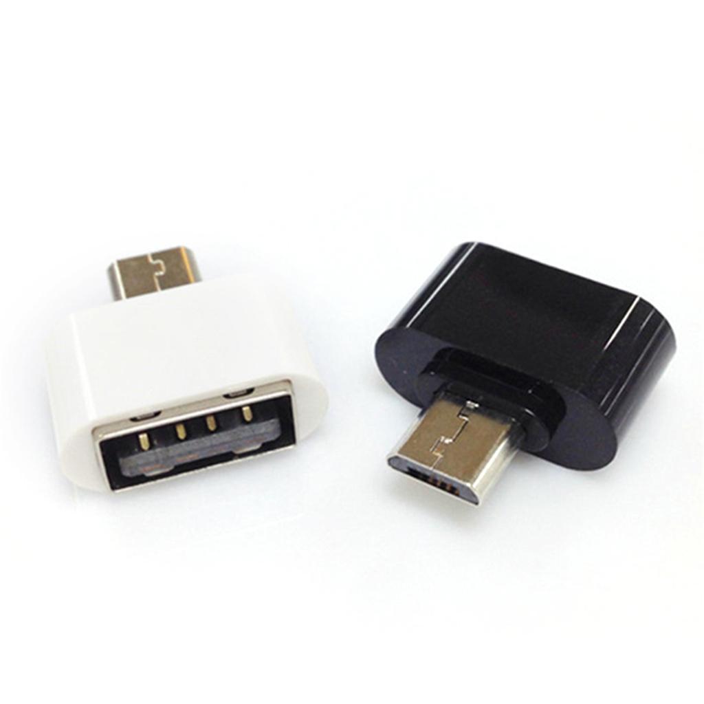 2Pcs Micro USB 2.0  OTG Converter Hub Adapter For Laptop PC Android