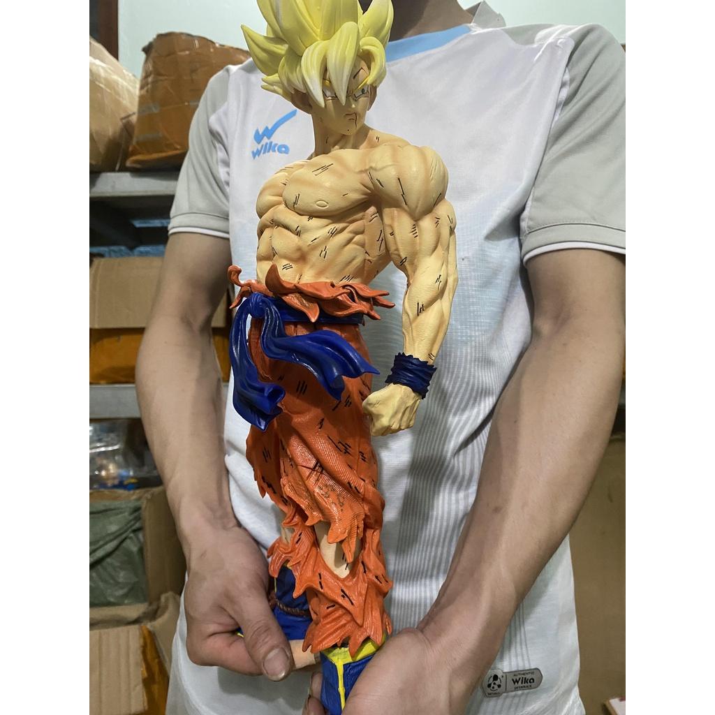 (43cm) Mô hình SonGoKu Super Saiyan KD Siêu To trạng thái chiến đấu - Mô hình DragonBall