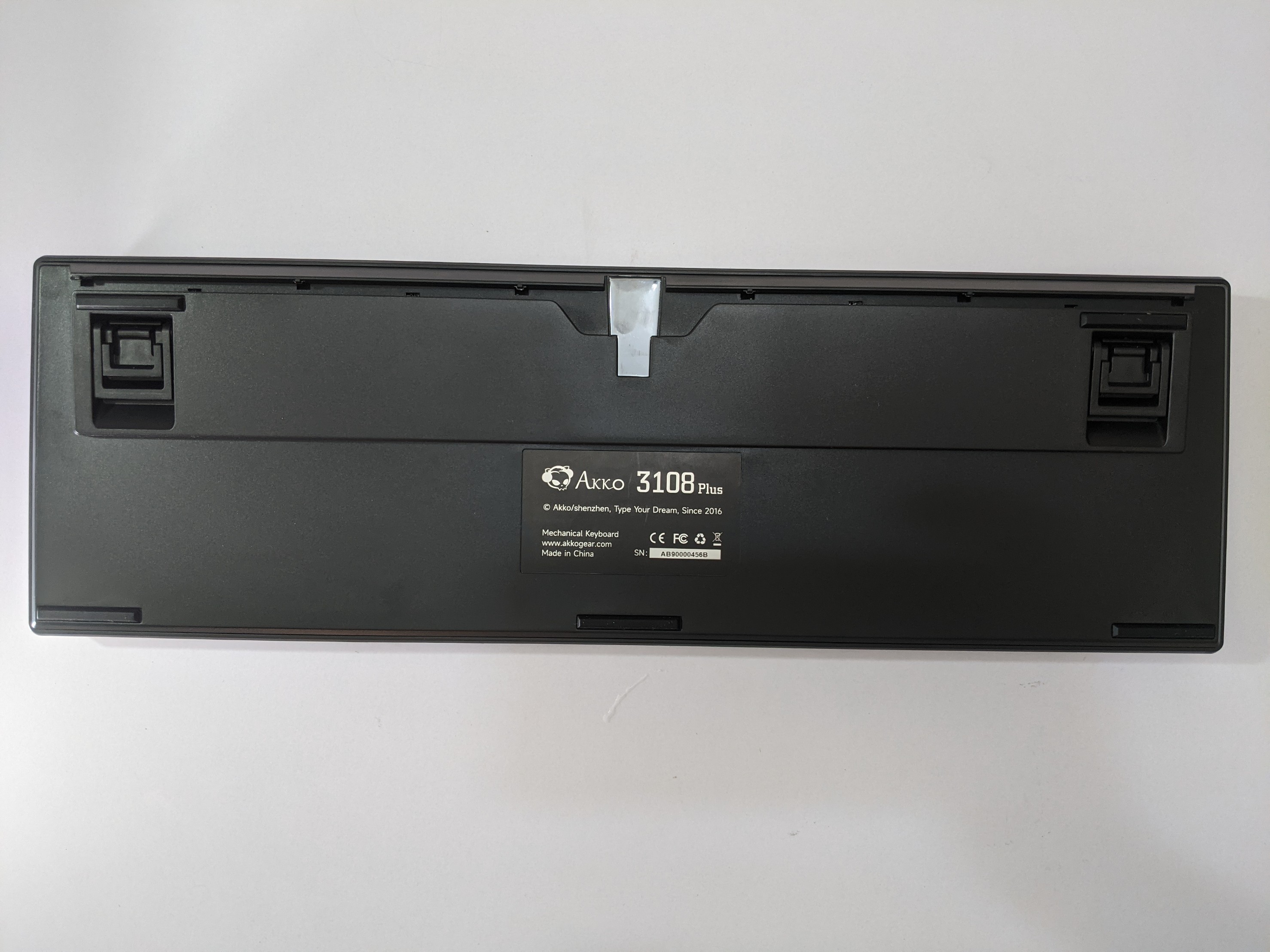 Bàn phím cơ có dây AKKO 3108 Plus Black & Cyan _Mới, hàng chính hãng