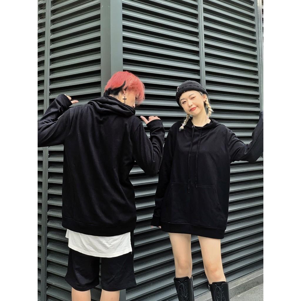 Áo nỉ Hoodie basic trơn Boiz shop , áo nỉ bông hoodie unisex nam nữ