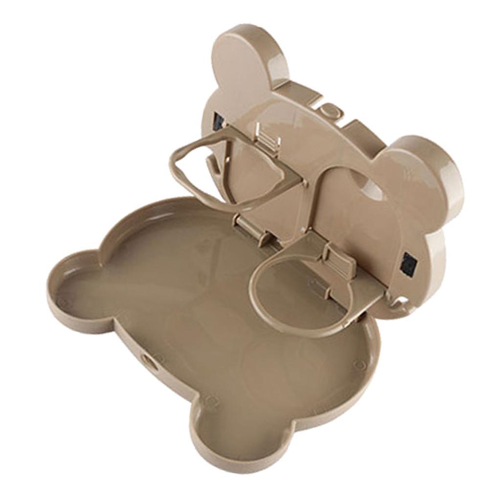 Car Folding Cup Food Meal Drink Bottle Holder Foldable Backseat Tray