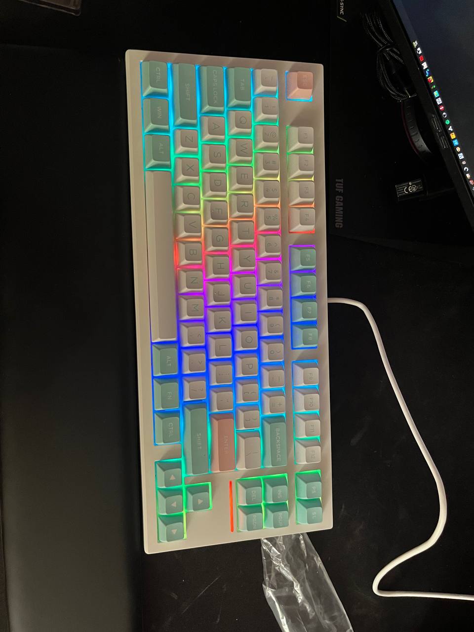 Bàn phím cơ FL-Esports FL750 SAM Polar Night/Mashmallow - Hàng chính hãng