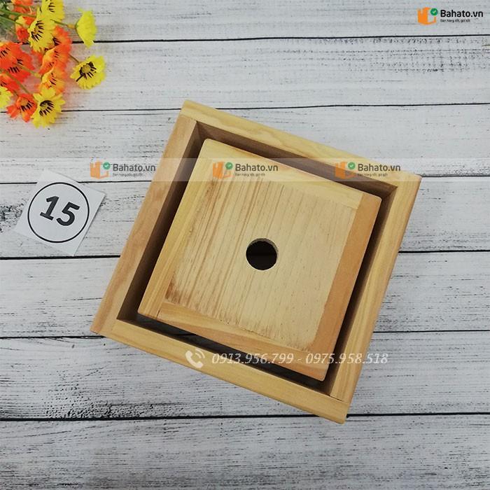 Khuôn Gói Bánh Chưng Thông Minh Gỗ BAHATO 15cm Cỡ Trung