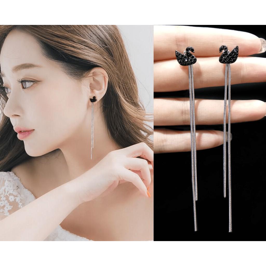 Khuyên Tai/Bông Tai Bạch Kim, Bạc S925 Phong Cách Hàn Quốc Thời Trang Nhiều Mẫu Mã Đẹp Lung Linh