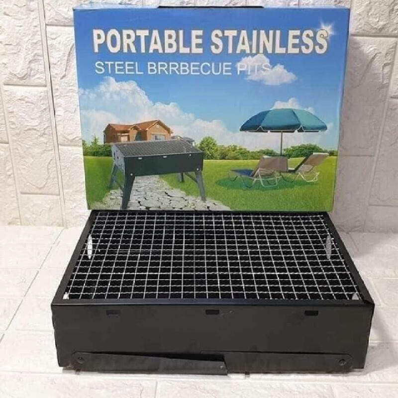 Bếp nướng than hoa vuông không khói, bếp nướng than ngoài trời, bếp nướng BBQ