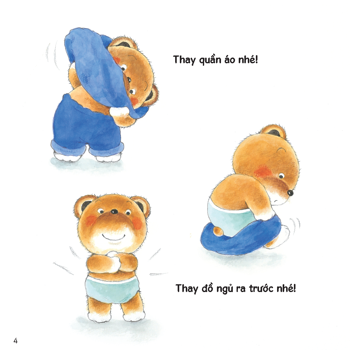 Một ngày của Gấu con - Sách tranh ehon Gấu con Kuma - Những chuyện nhỏ hàng ngày