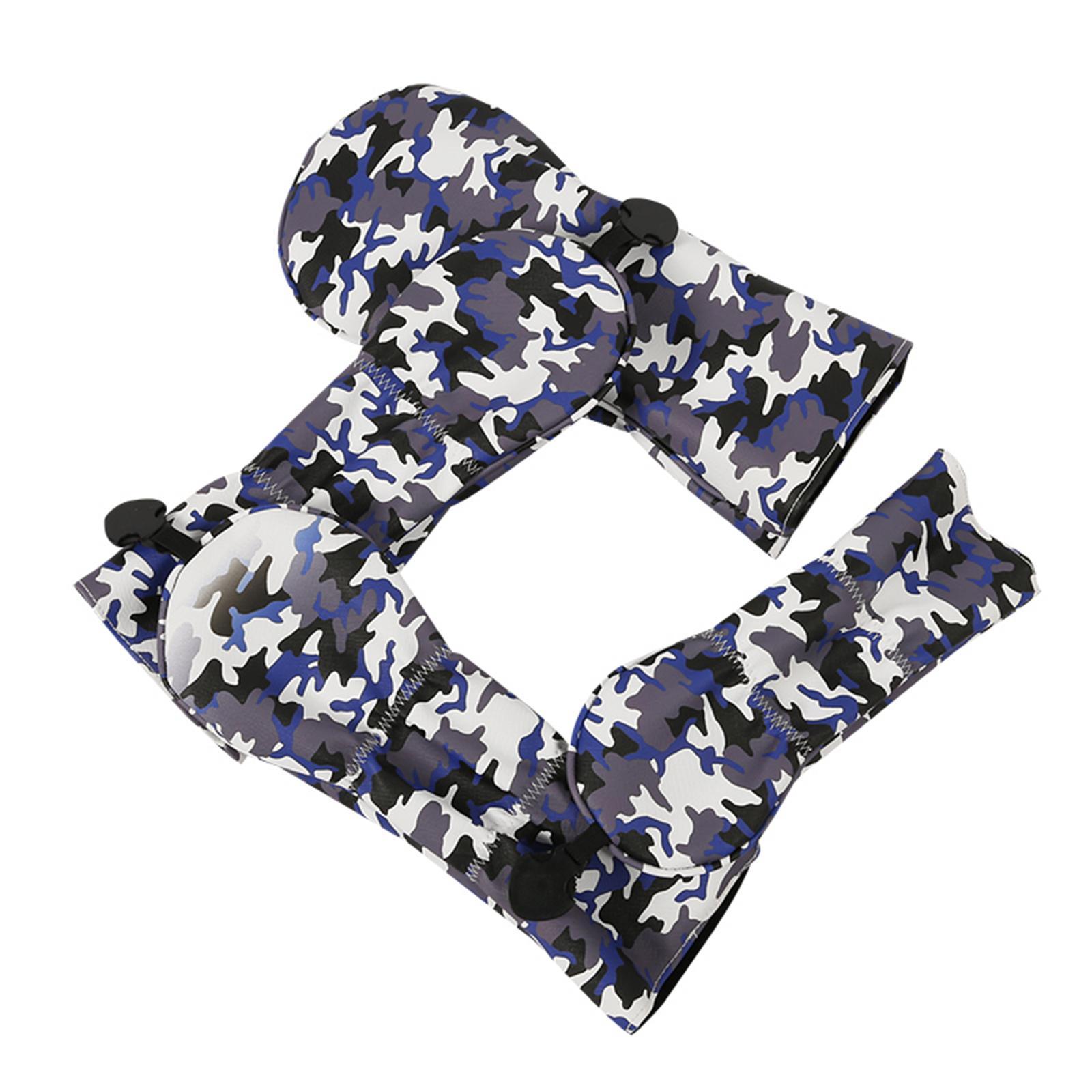 4x Golf Wood Headcover Waterproof PU Leather Golf Head Covers for Golf Clubs